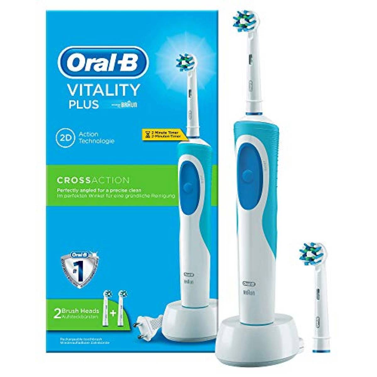 CEPILLO ELECTRICO ORAL B VITALITY CROSS ACTION - Farmacia MiraMadrid